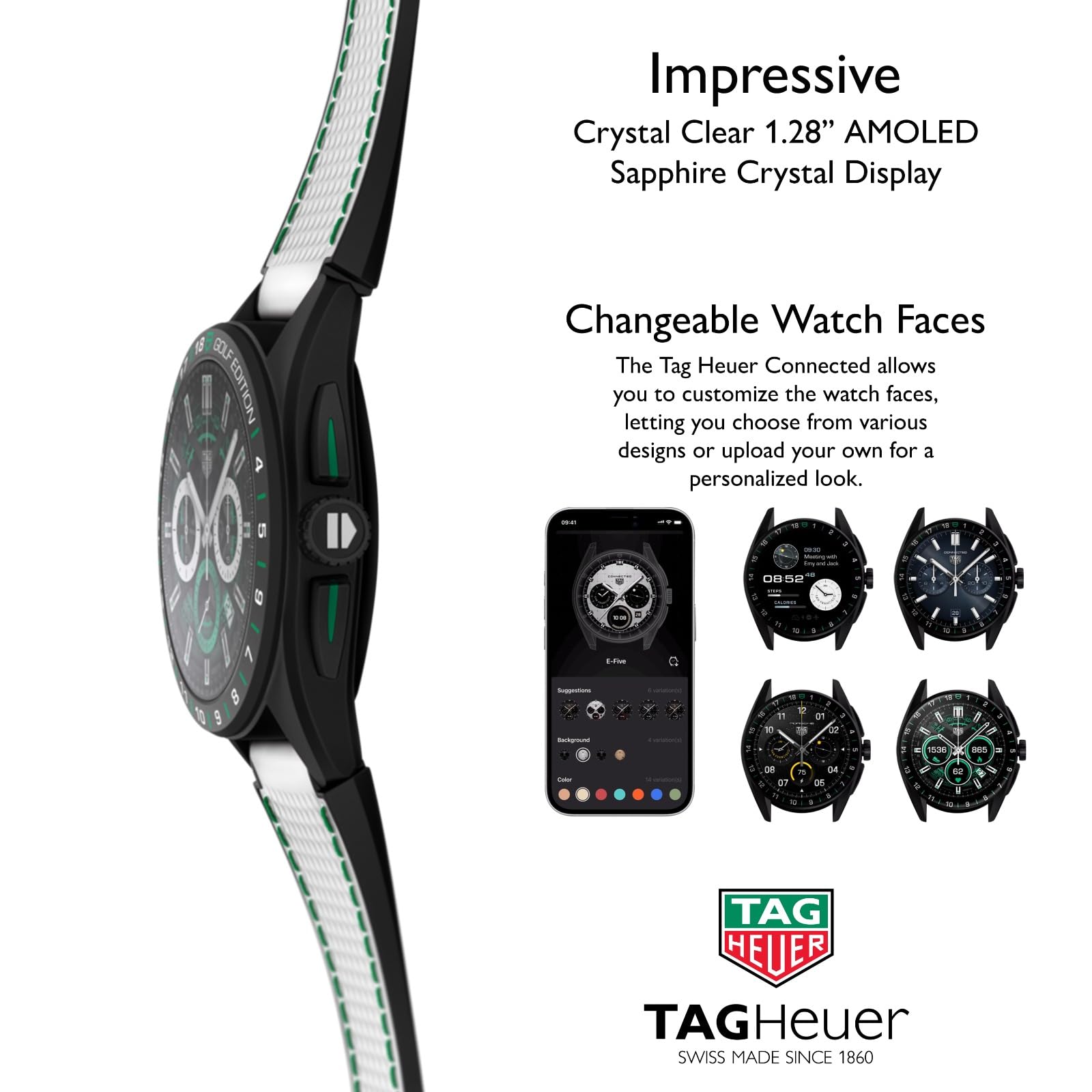 Amazon.com: TAG Heuer Smart Watch, Fitness Watch, Connected