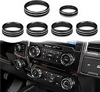 Vista 10 de Cubierta de perilla para interruptor de control de clima F150 AC/remolque/4WD/VOL/botón de afinación interior consola central accesorios compatibles