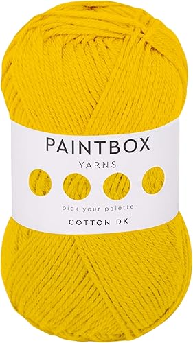 Miniatura 68 de Paintbox Yarns Hilo DK 100% Algodón 1.76oz (50g), 137 Yardas (125m) - Vino Tinto para Crochet, Tejer - Hilo Suave y Ligero de Doble Punto para Ropa