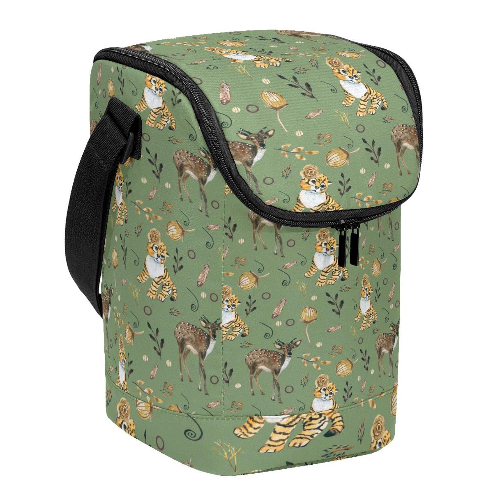 Bolsa de almuerzo con diseño de ciervos evita fugas lonchera picnic 1