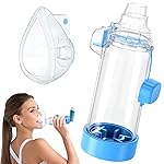 Ramixi Inhaler Spacer for Adult and Kids NESSI OTC SPACER (Blue/Adult)