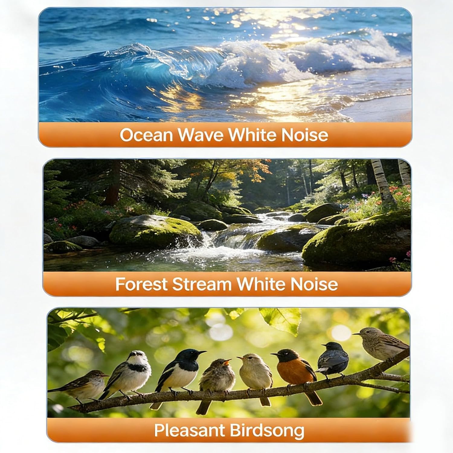 2.0 Bluetooth Pillow Speakers for Sleeping, 2.0 Portable Under Pillow Speaker with White Noise Timer Wireless Sleep Aid with Stereo Bass Private Sleep Headphones — view 4