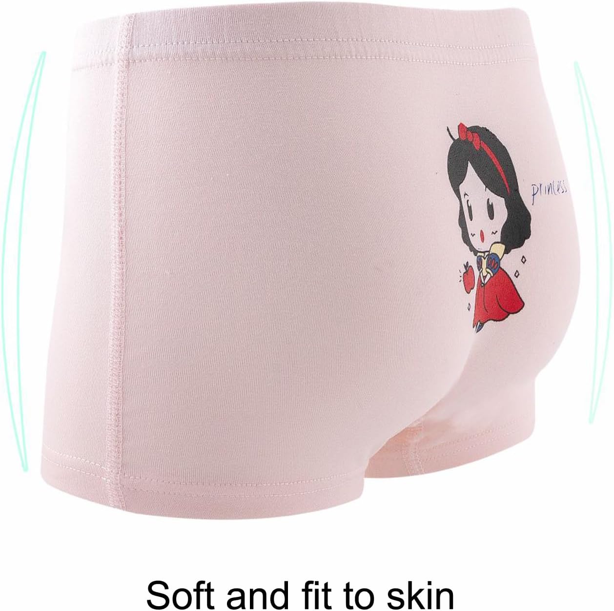 Girls Cotton Underwear Soft Boy Shorts Kids Boxer Briefs Panties(Pack of 5) - Image 5