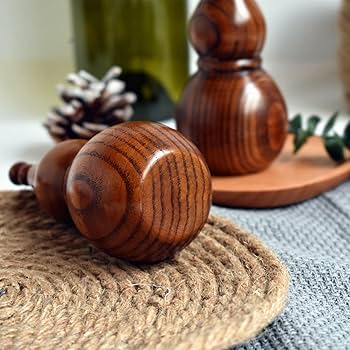 Amazon｜木製ひょうたんつまようじホルダー 爪楊枝ケース 爪楊枝