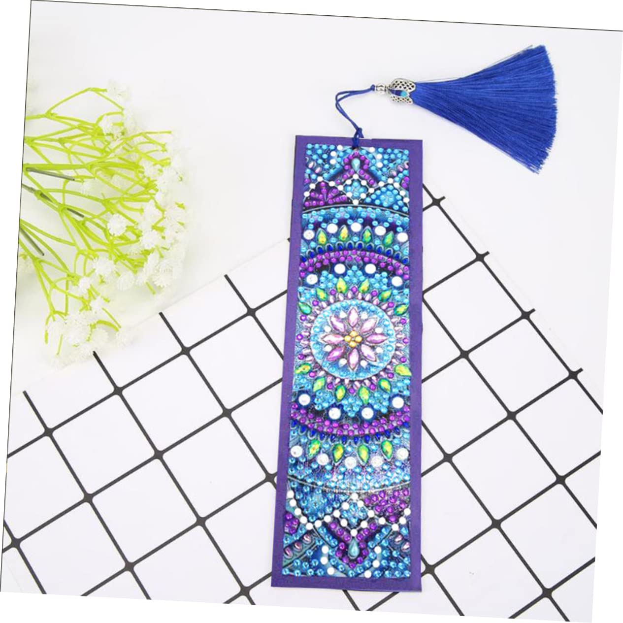 Housoutil 3 Set Segnalibri Artigianali Con Decorativi Kit Diy Con Nappa E Accessori Facile Realizzare Per Regali E Decorazioni 2 Pezzi*3