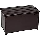 Amazon Co Jp Ikea イケア Applaro 収納ベンチ 屋外用 ブラウン ブラウンステイン ホーム キッチン