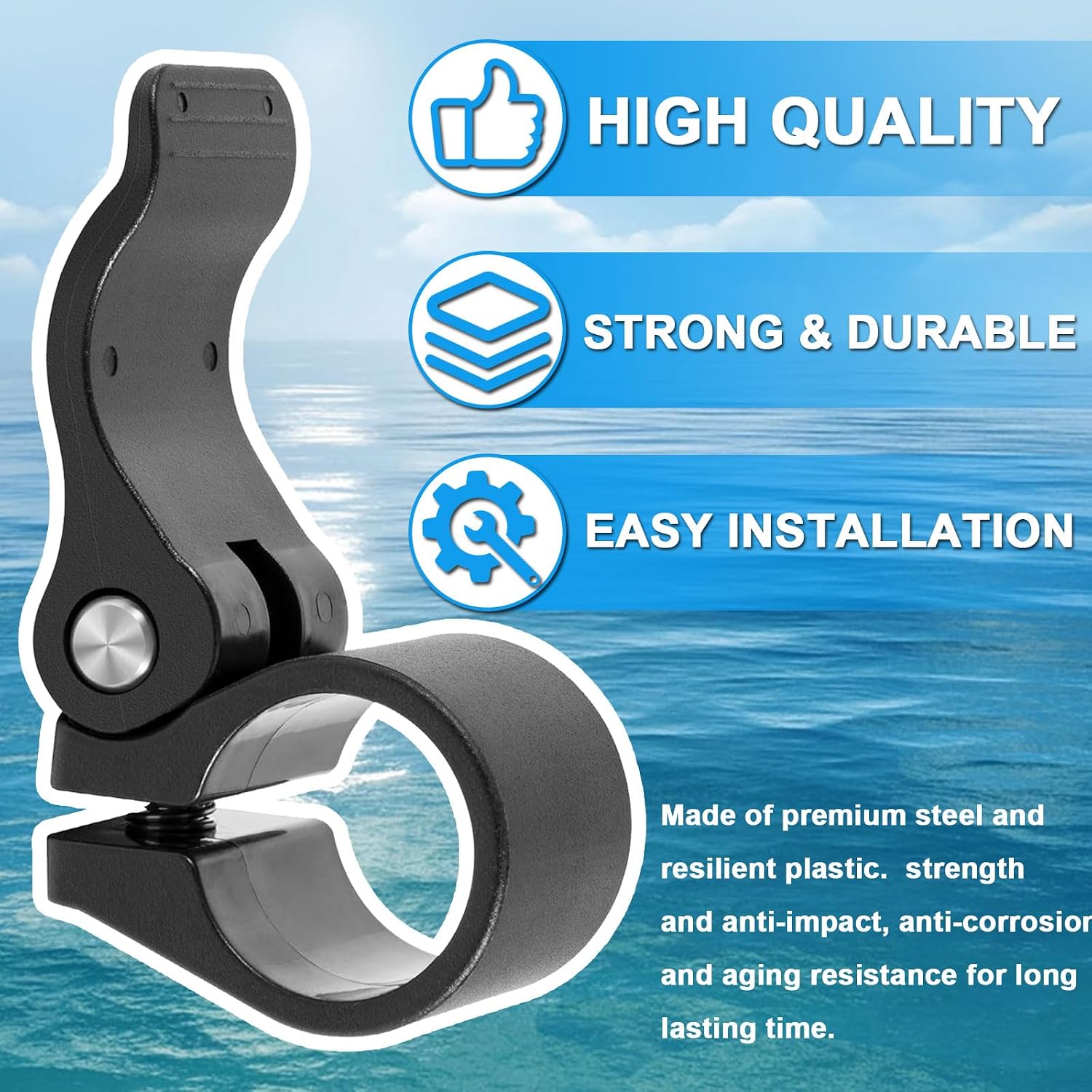 Cam Lock Depth Collar for Minn Kota Trolling Motor replace for 2991521,Hand Control Adjustment Depth Collar Fits 1-1/8" Dia Shaft
