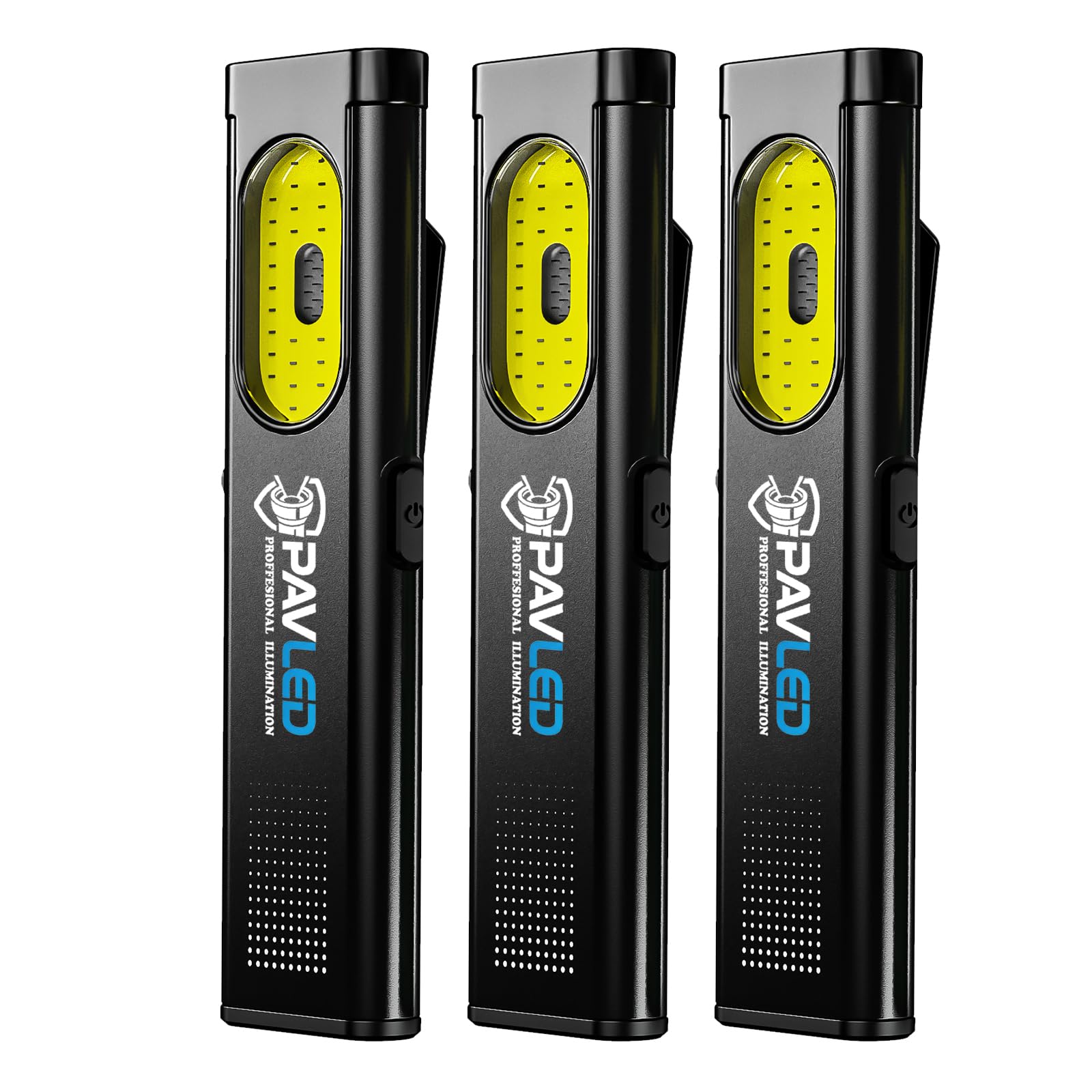 PAVLED Slim Magnetic Torch – Flat USB-C Rechargeable Work Light, Ultra-Thin Pocket EDC Torch 3
