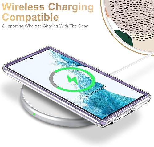 Miniatura 6 de ESDOT - Funda protectora Samsung Galaxy S22, grado militar, resiste caídas de 21 pies, diseño moderno, para mujeres, a prueba de golpes, para Galaxy