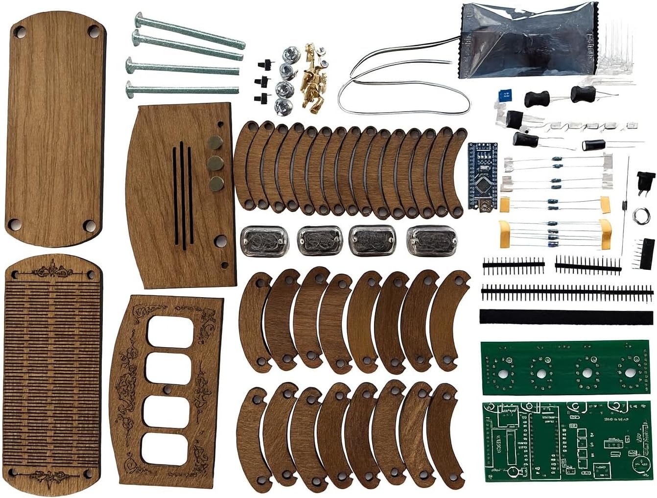 Nixie Tube Clock Kit DIY IN12 (12 Hours Format)