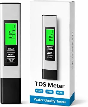 Craft911 4-in-1 Accurate and Reliable, Digital TDS Meter EC Meter Temp  C, F Meter 0-9990ppm, Professional Water Quality Tester for Drinking Water, RO/DI System, Aquariums etc