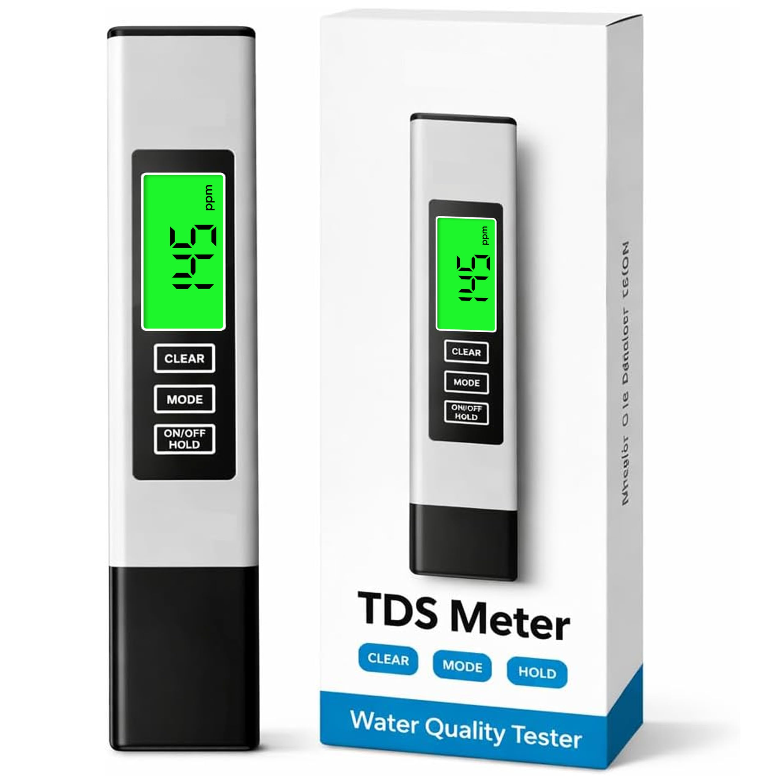 Digital Water Tester - Accurate TDS Meter -10