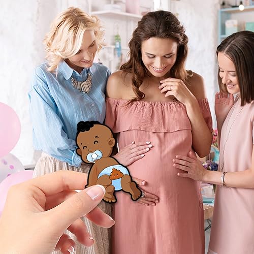 Miniatura 4 de Tarjetas de juego para rascar para baby shower, 40 formas de boletos de lotería afroamericanos, juegos de fiesta de baby shower, juegos de fiesta de