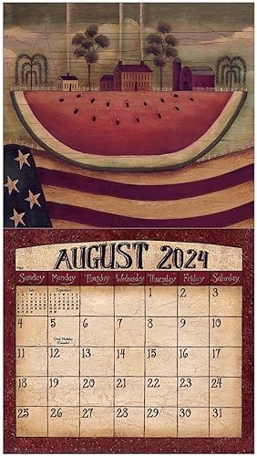 Miniatura 3 de Legacy Calendario de pared 2024 de arte popular de David