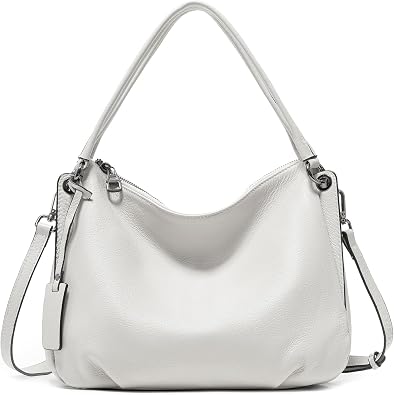 Genuine Leather Handbag Purse for Women Small Crossbody Shoulder Bag Soft Leather Womens Hobo Bag with Detachable Strapk