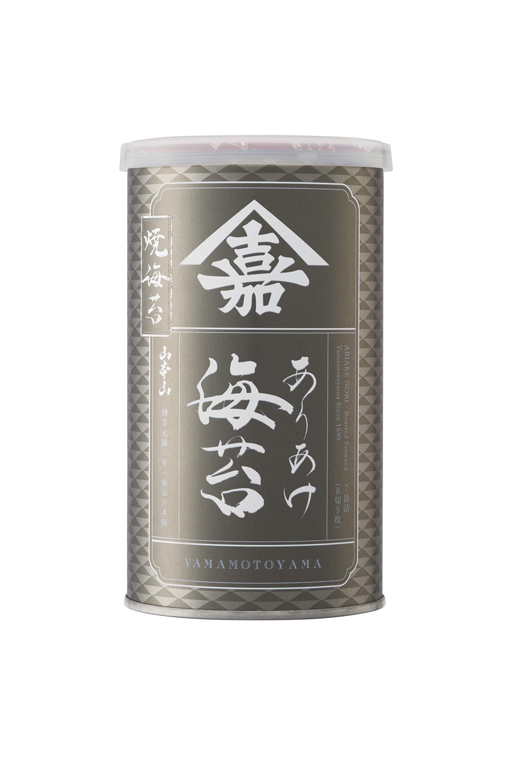 Amazon | 山本山 焼海苔(缶入り)8切 35枚 | 山本山 | 焼きのり 通販