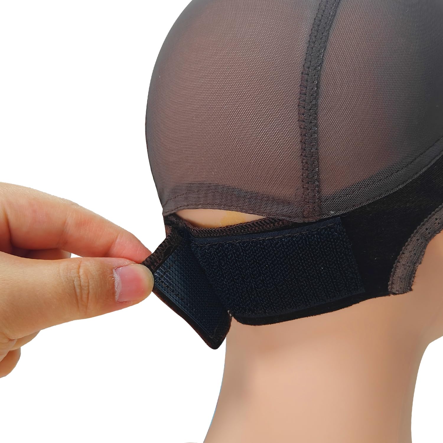 Labhairs Lace-MAX - Gorro de agarre para peluca para mujer, antideslizante, ajustable, mantiene las pelucas sin pegamento en su lugar de forma segura, gorra de encaje HD reutilizable con diadema para