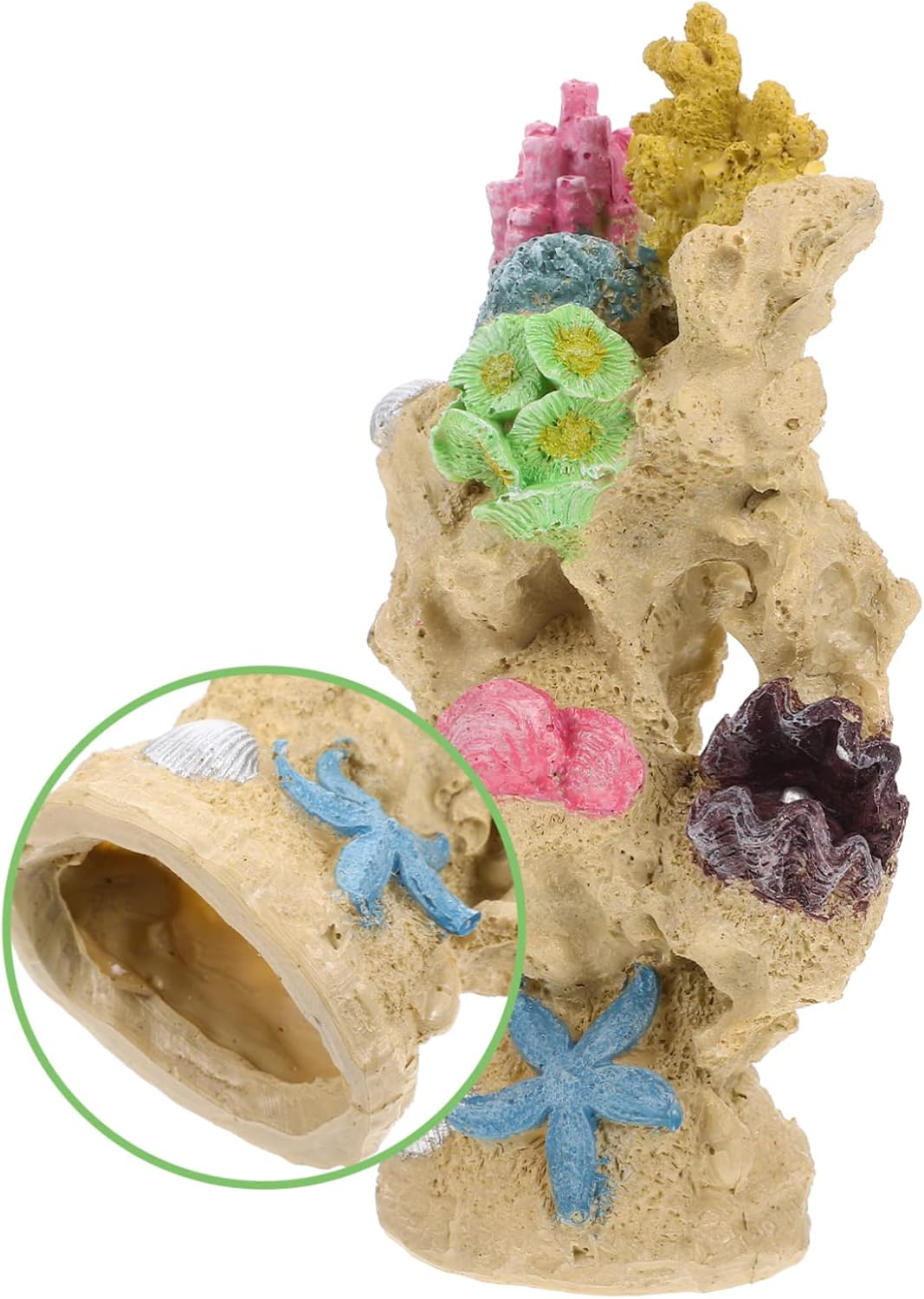 5pcs Aquarium Landscaping Coral Aquarium Resin Ornament Fish Tank Ornaments Fake Coral Fake Rock for Aquarium Underwater Landscape Decor Plants Decor Accessori