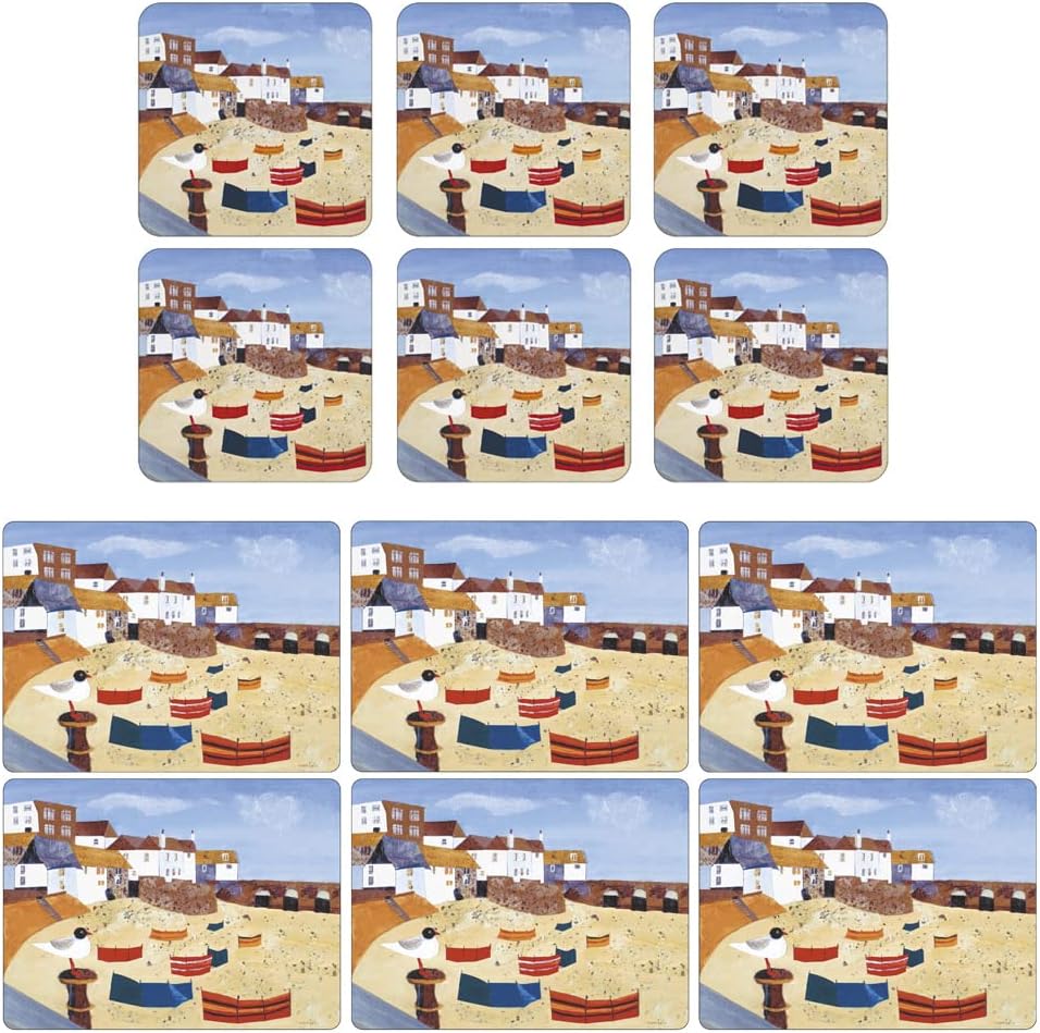 Pimpernel St Ives Windbreak, 6 Placemats + 6 Coasters