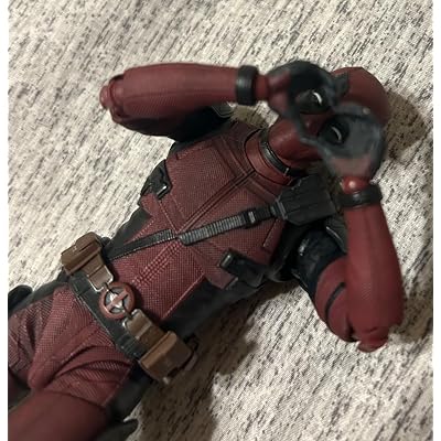 Bandai S.H.Figuarts Deadpool 2 Action Figure Ufficiale, Collezionabile Con Accessori E Occhi Intercambiabili