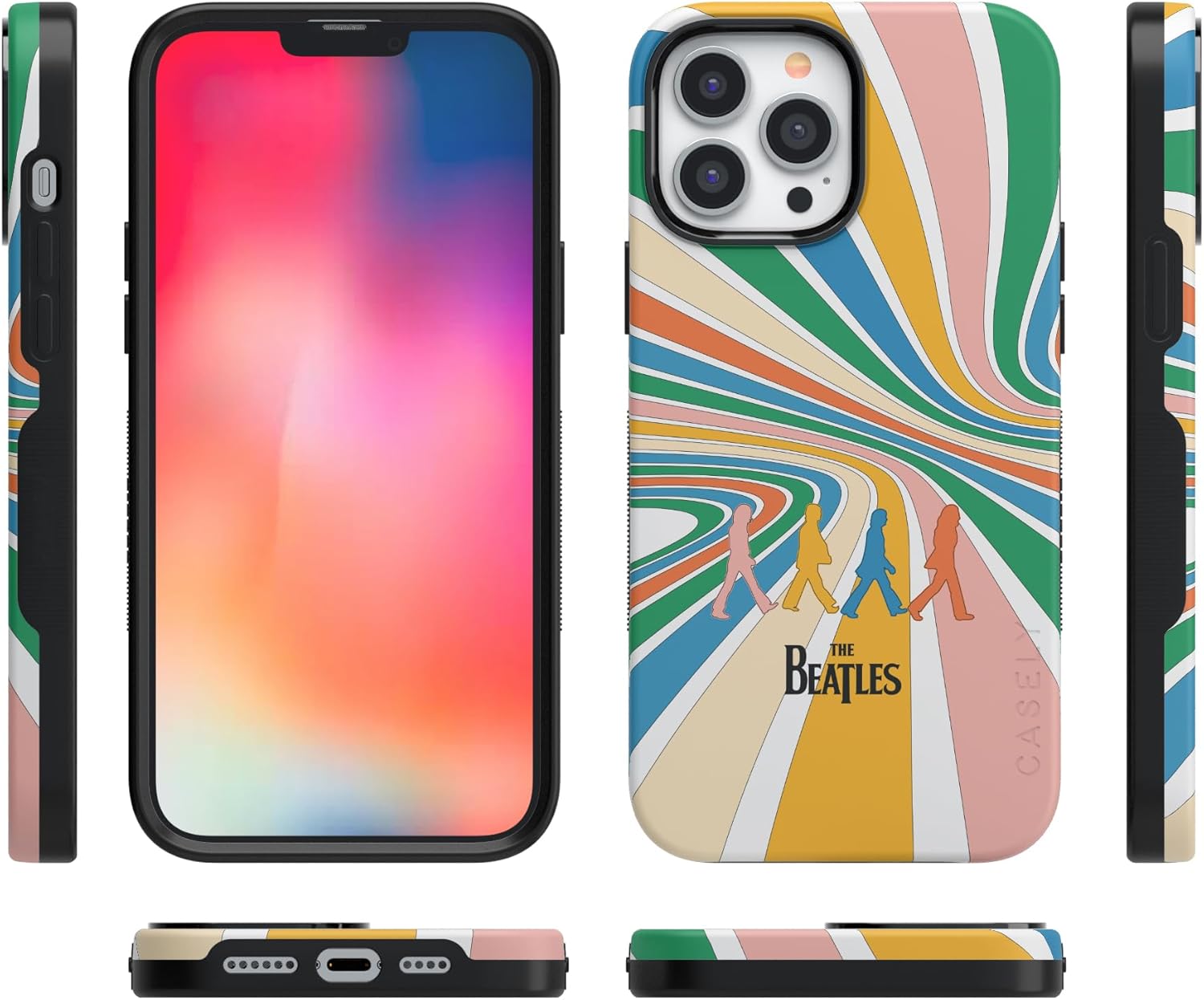 Casely iPhone 13 Pro Case | Come Together | The Beatles Abbey Road | Bold Protective Design | Compatible with MagSafe