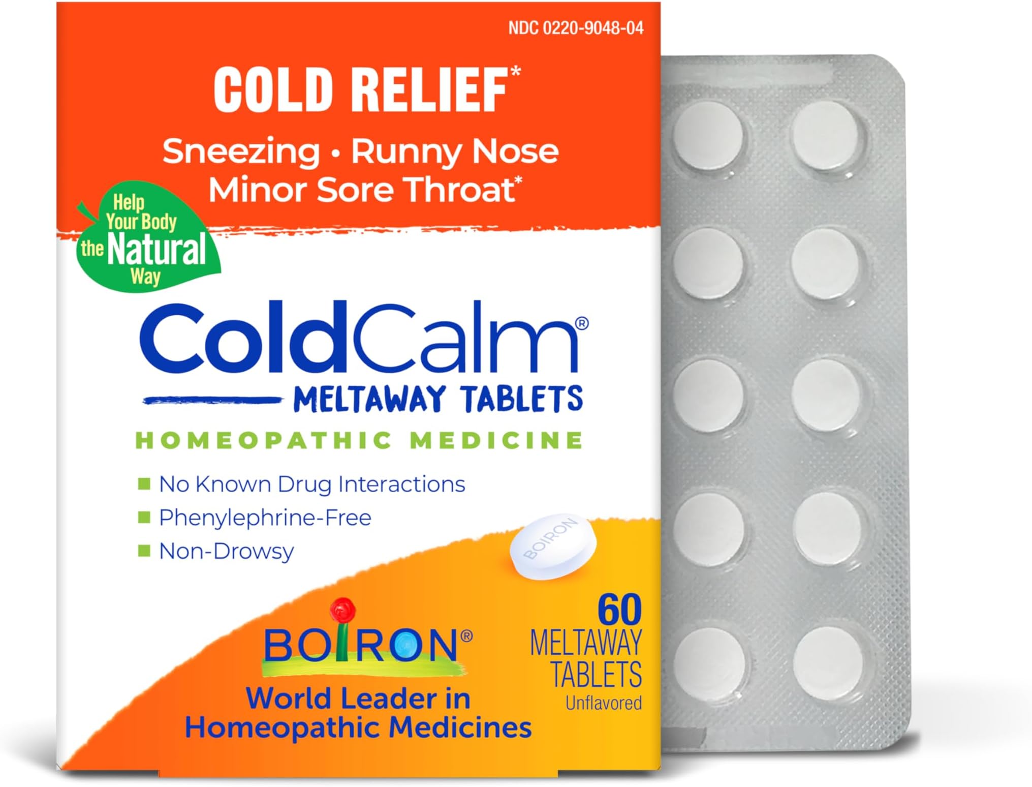 Boiron Coldcalm Homeopathic Medicine for Cold Relief,60 Count