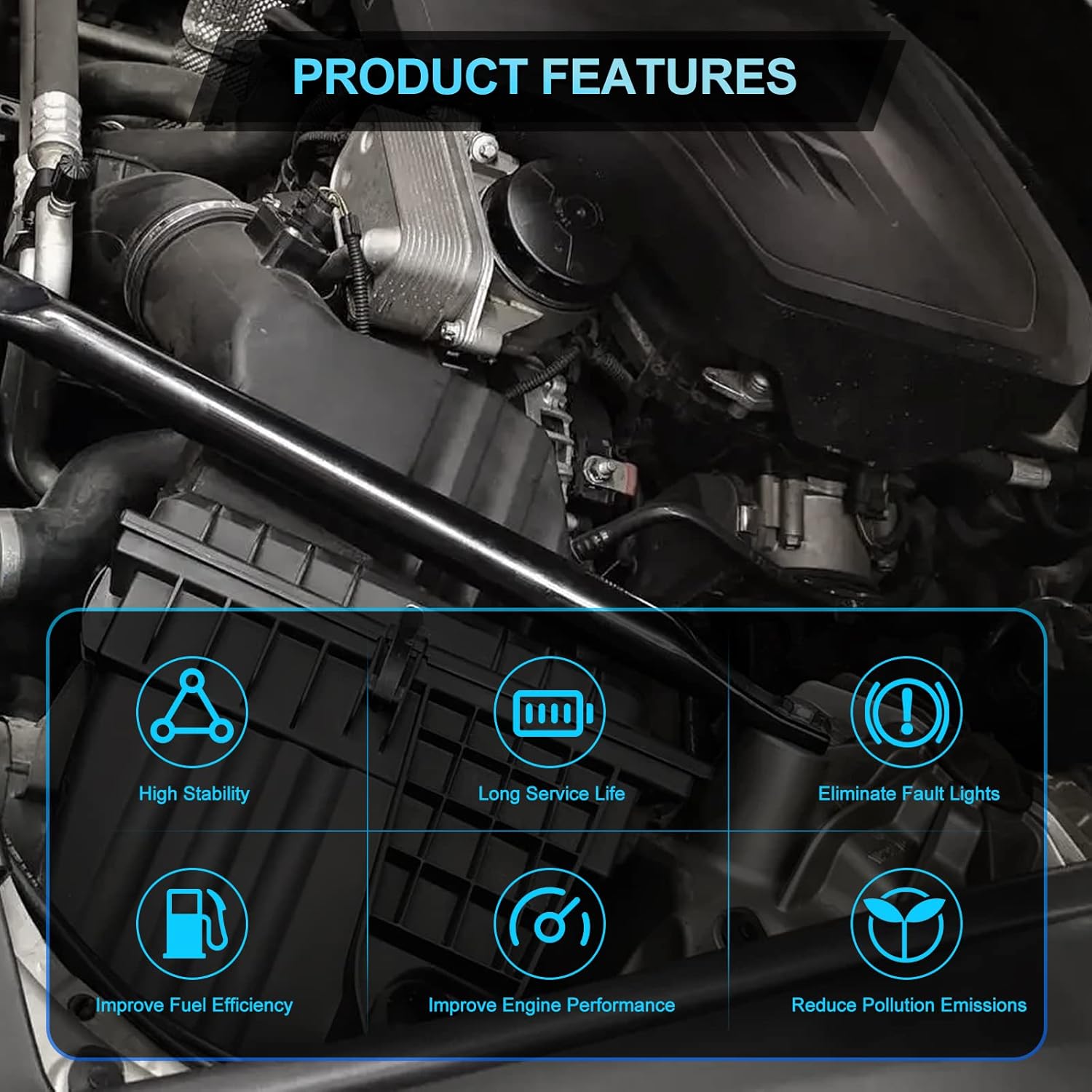 Set of 4 Oxygen O2 Sensor Upstream Downstream Replacement for GMC Sierra Yukon/XL Savana C1500, for Chevy Silverado Tahoe Express Astro, for Cadillac Escalade