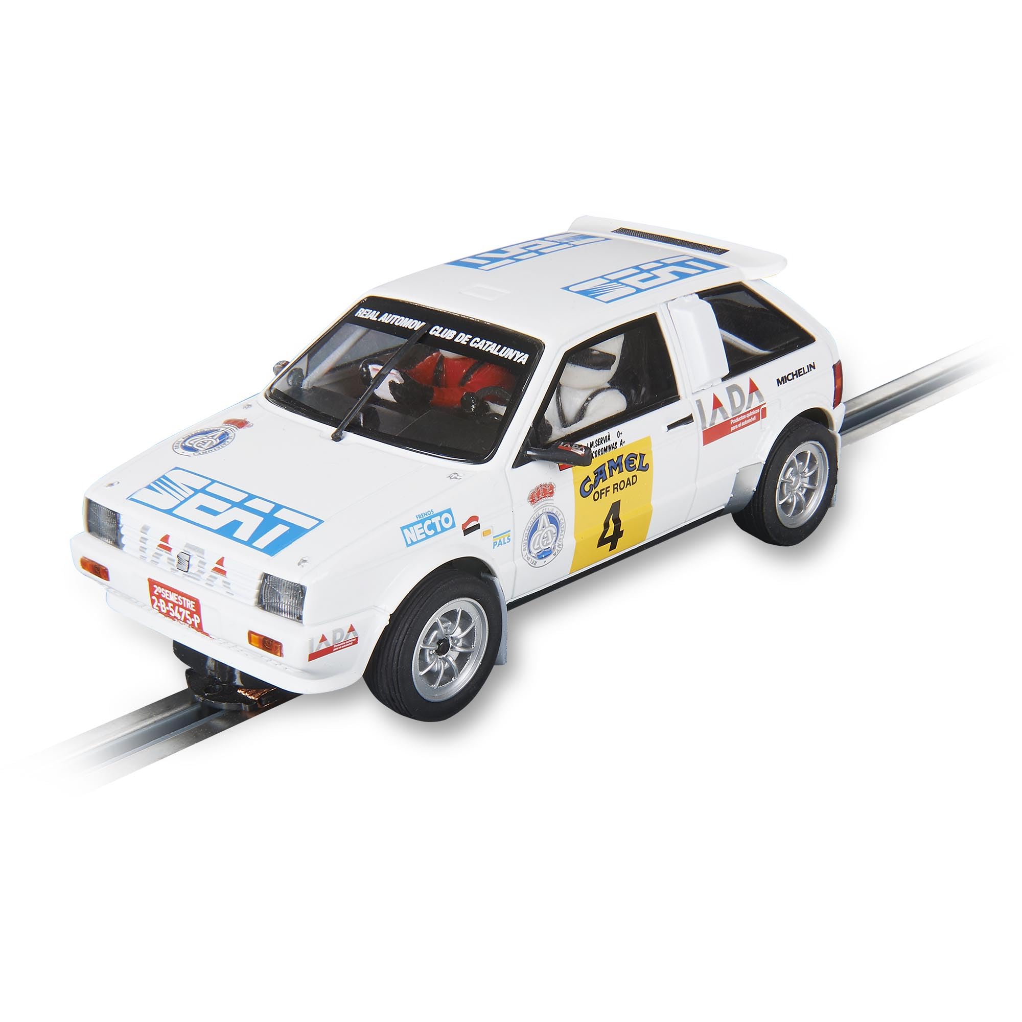 SCALEXTRIC - Veicolo da corsa Classic - Auto Slot - Scala 1:32 (Seat Ibiza Bimotor - J.M. Servià - Pals '86)