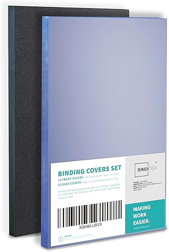 Vista 31 de Binditek Paquete de 10 Policubiertas con Textura de Arena de 20 Mil - Superpesadas para Informes Comerciales y Propuestas - Acabado Ligeramente