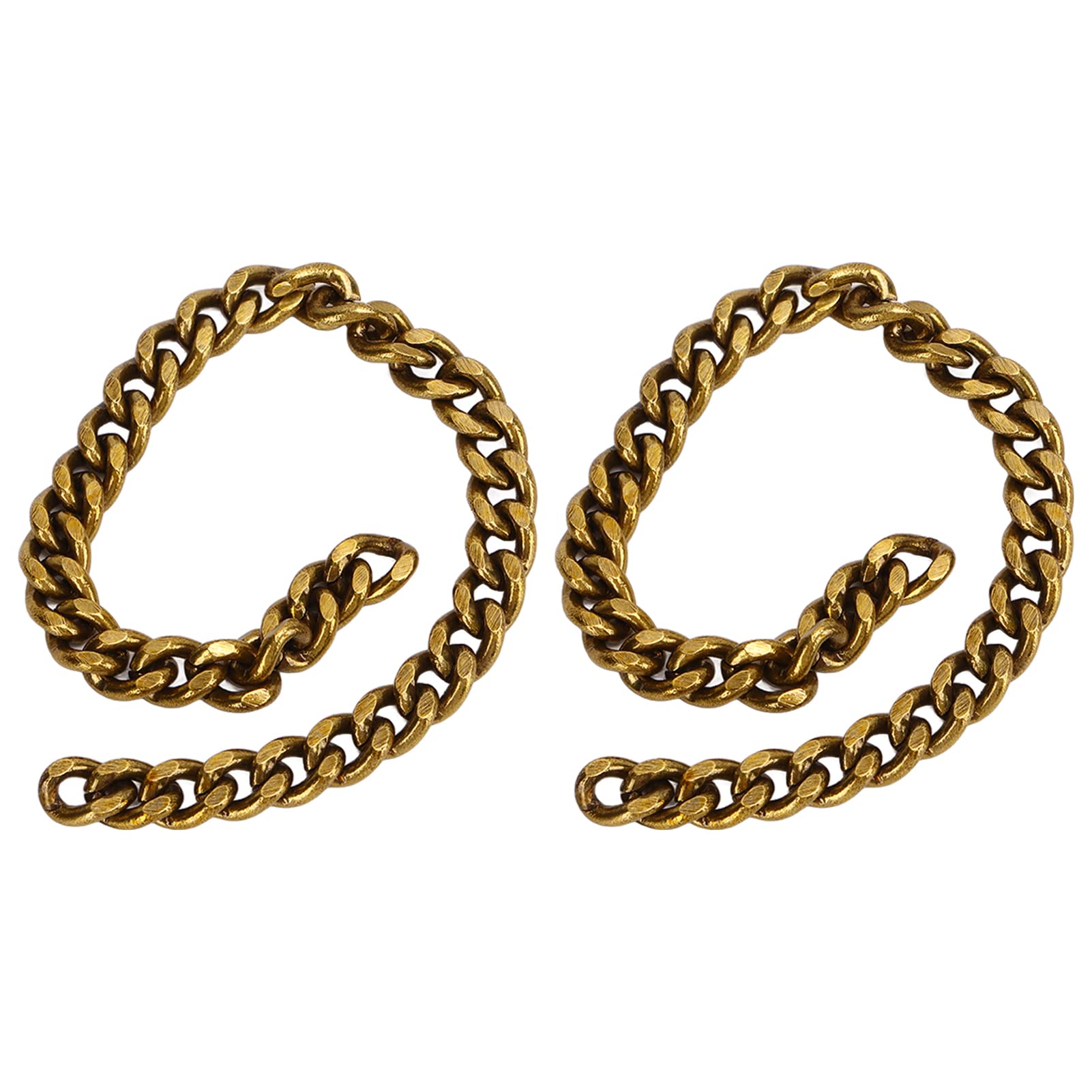 Cadenas de aluminio de 32.8 pies elegante cadena de joyería de metal retro para collar, pulsera, tobillera, manualidades, material de aluminio inoxidable de primera calidad (Bronce Antiguo)