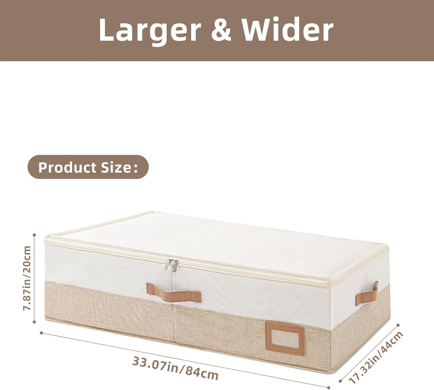 Wedding Dress Storage Box, Large Wedding Dress Preservation Box with 5 Cedar Wood Blocks, 30 Sheets of Acid-Free Tissue Paper, Microfiber Gloves, and Dust-Proof Bag-Beige&Linen Color