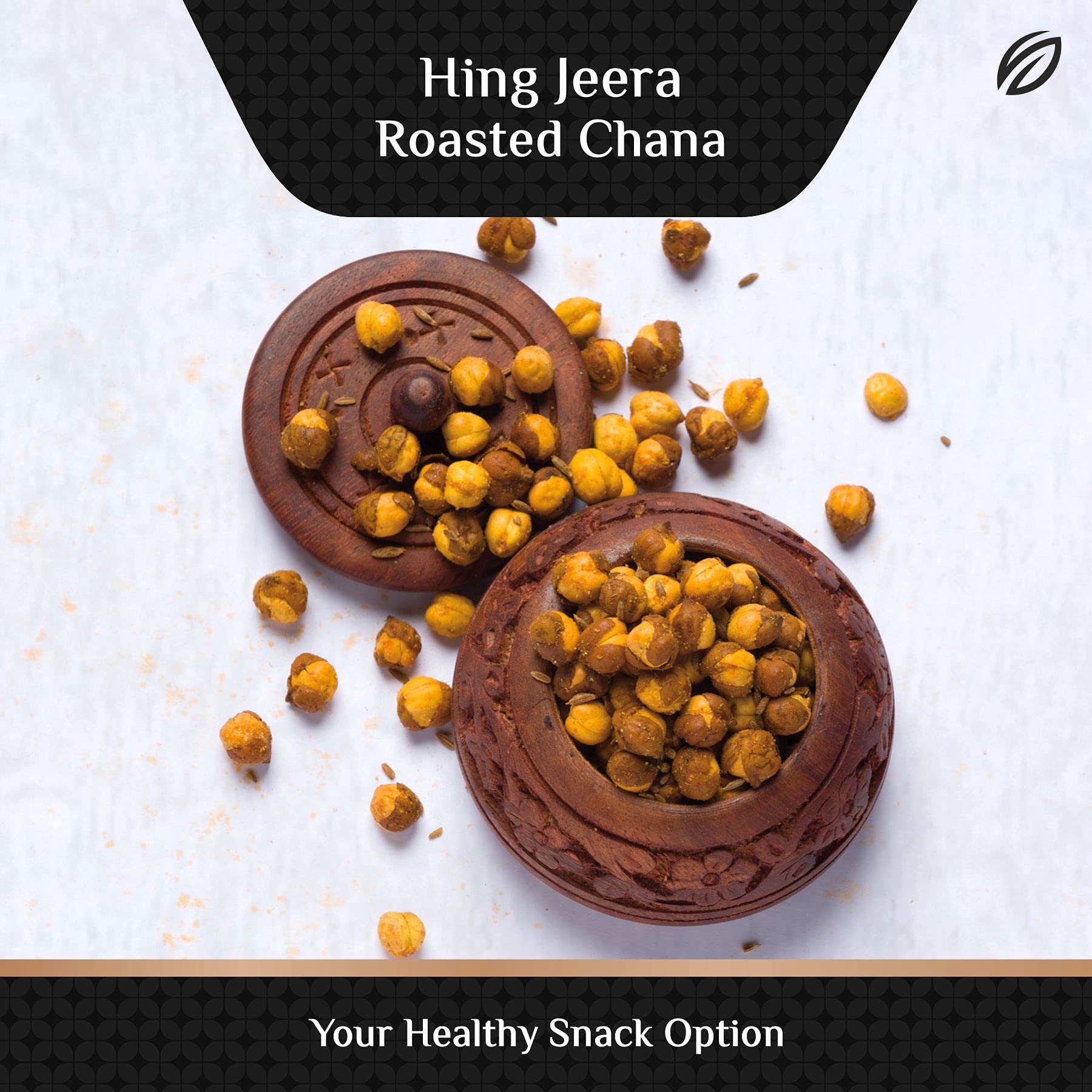 SHREGO Hing Jeera Roasted Chana, Snack and Namkeen, Vacuum Packed (750 Gm) - Image 5 thumbnail