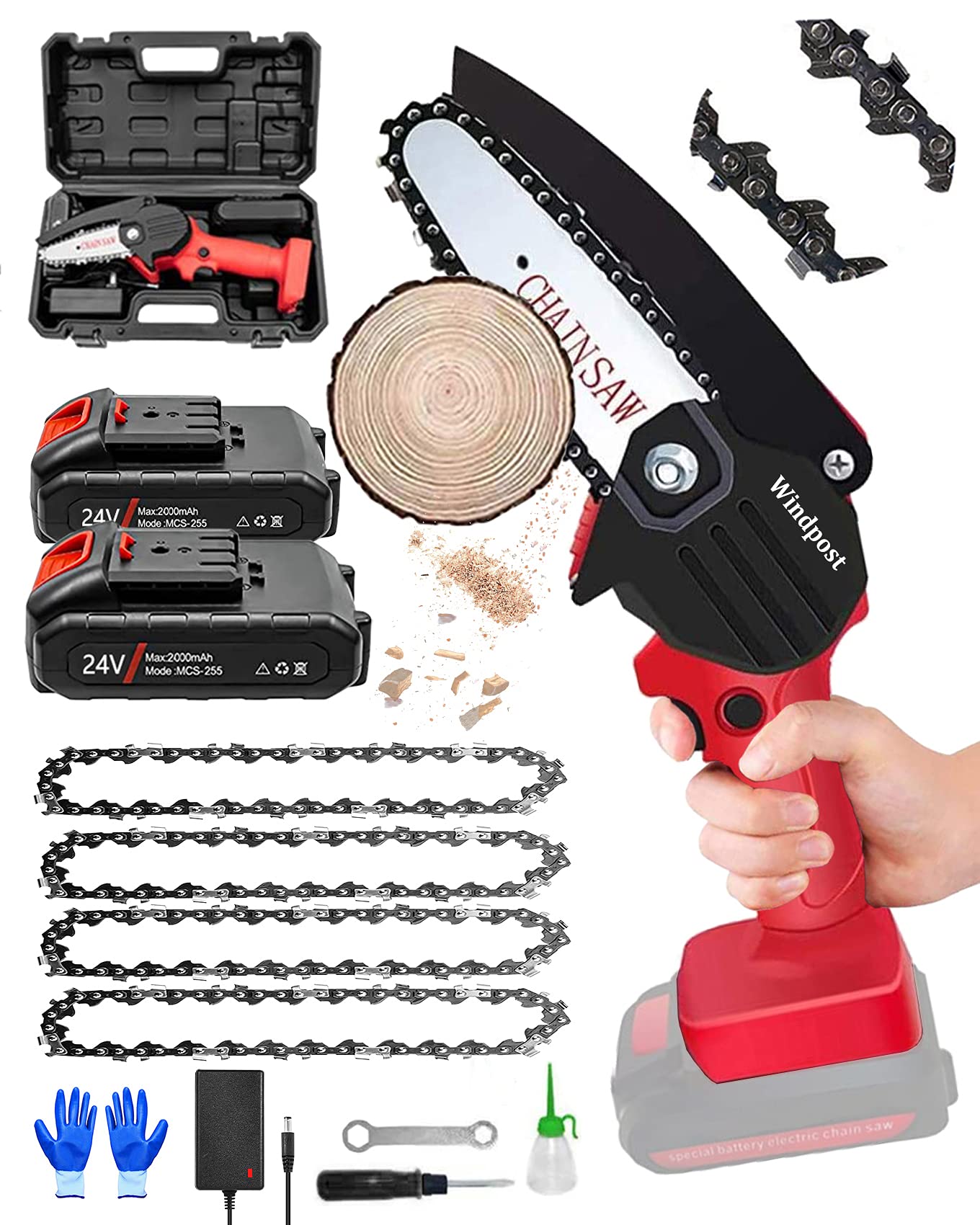 Amazon.com: Mini Cordless Chainsaw 4 