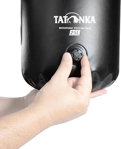 Miniatura 4 de Tatonka WP - Válvula de bolsa de relleno (152548 L) - Bolsa ligera e impermeable con cierre de rollo y válvula para compresión de volumen en varios