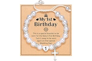 A Precious Keepsake: Adjustable Pearl Bracelet for Little Princesses