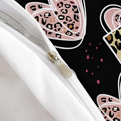 Miniatura 133 de AILONEN Juego de funda de edredón de rosa roja, tamaño King, juego de ropa de cama de delfín estrellado azul, funda de edredón romántica de San