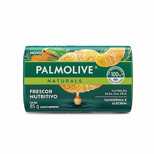Sabonete em Barra Palmolive Naturals Frescor Nutritivo Tangerina & Alecrim 85g
