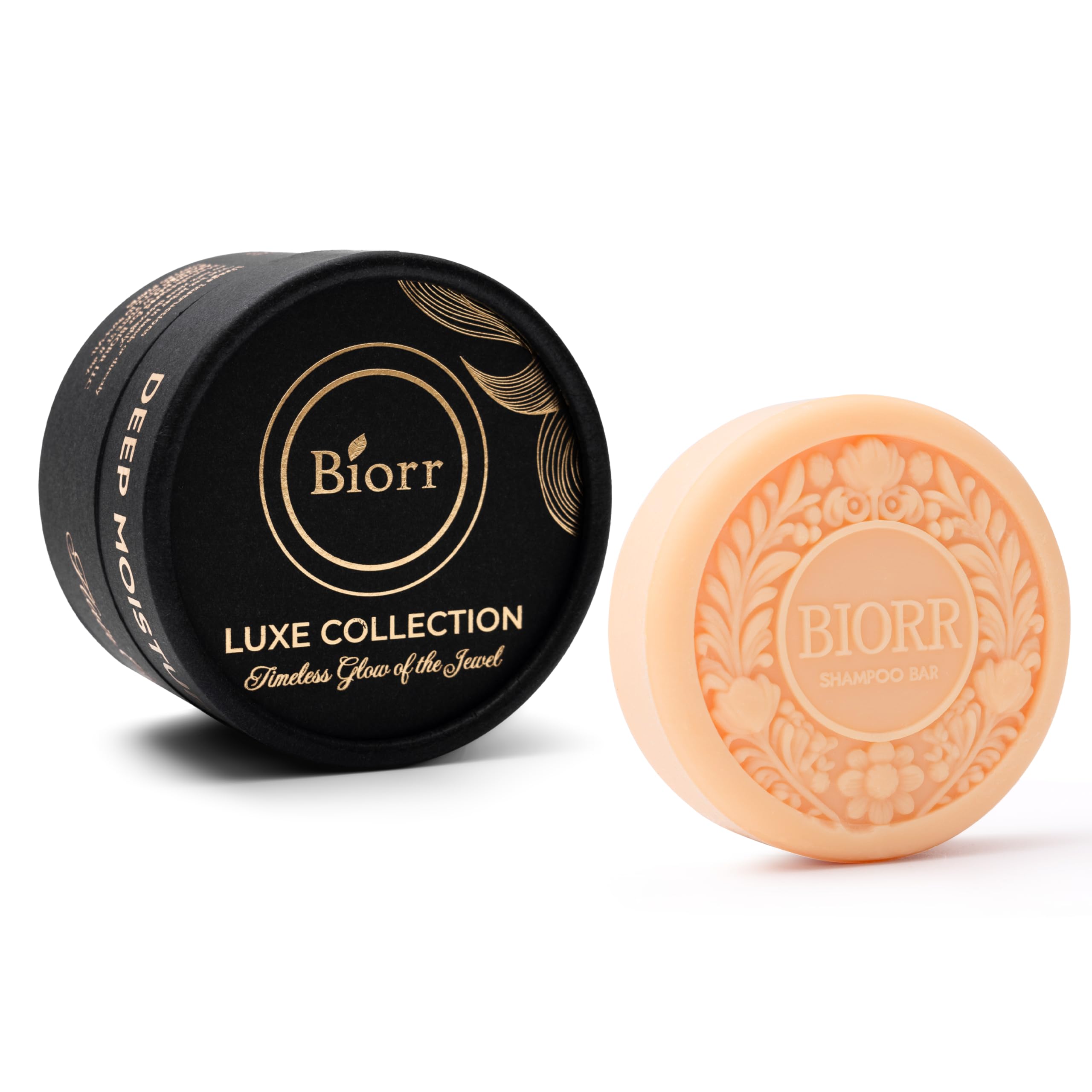 BIORR Shampoo Bar – Color Protection & Deep Moisturizing – Vegan, Plastic-Free, Sulfate-Free Natural Shampoo – With Argan Oil, Pomegranate Extract &