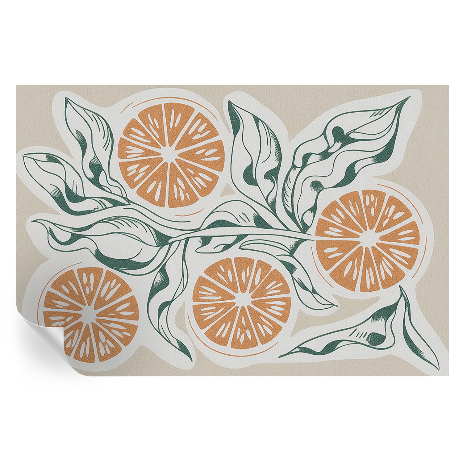 Revestimiento duradero ideal para dar vida y color al pasillo de tu hogar con estilo frutal