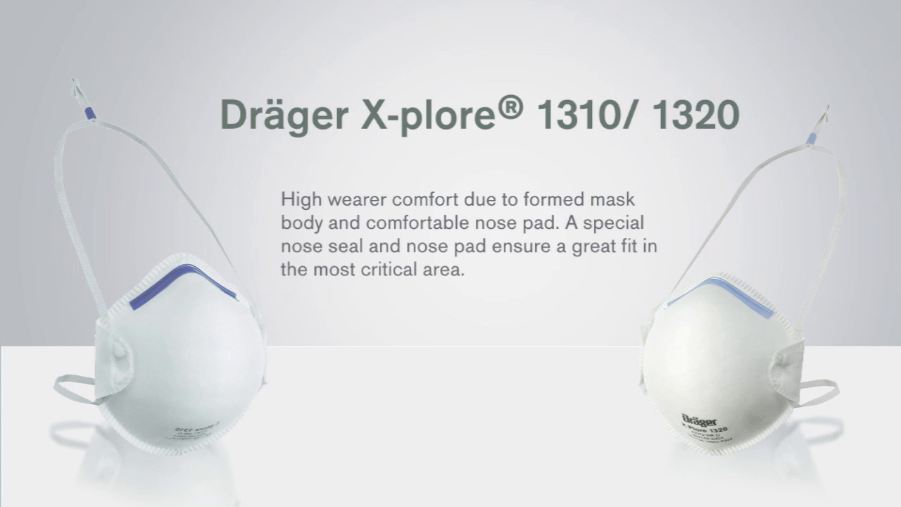 Buy Dräger X-plore 1350 N95 Particulate Respirator with Exhalation Valve, 10 Pack, NIOSH-Certified Dust Mask | Industrial Contractors Supplies Buy Dräger X-plore 1350 N95 Particulate Respirator with Exhalation Valve, 10 Pack, NIOSH-Certified Dust Mask | Industrial Contractors Supplies