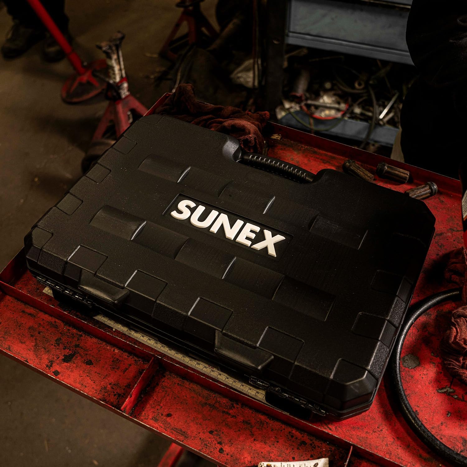 SUNEX TOOLS 2668, 1/2 Inch Drive Master Impact Socket Set, 39-Piece, SAE, 3/8" - 1-1/2", Standard/Deep, Cr-Mo Steel, Heavy Duty Storage Case, Includes Universal Joint