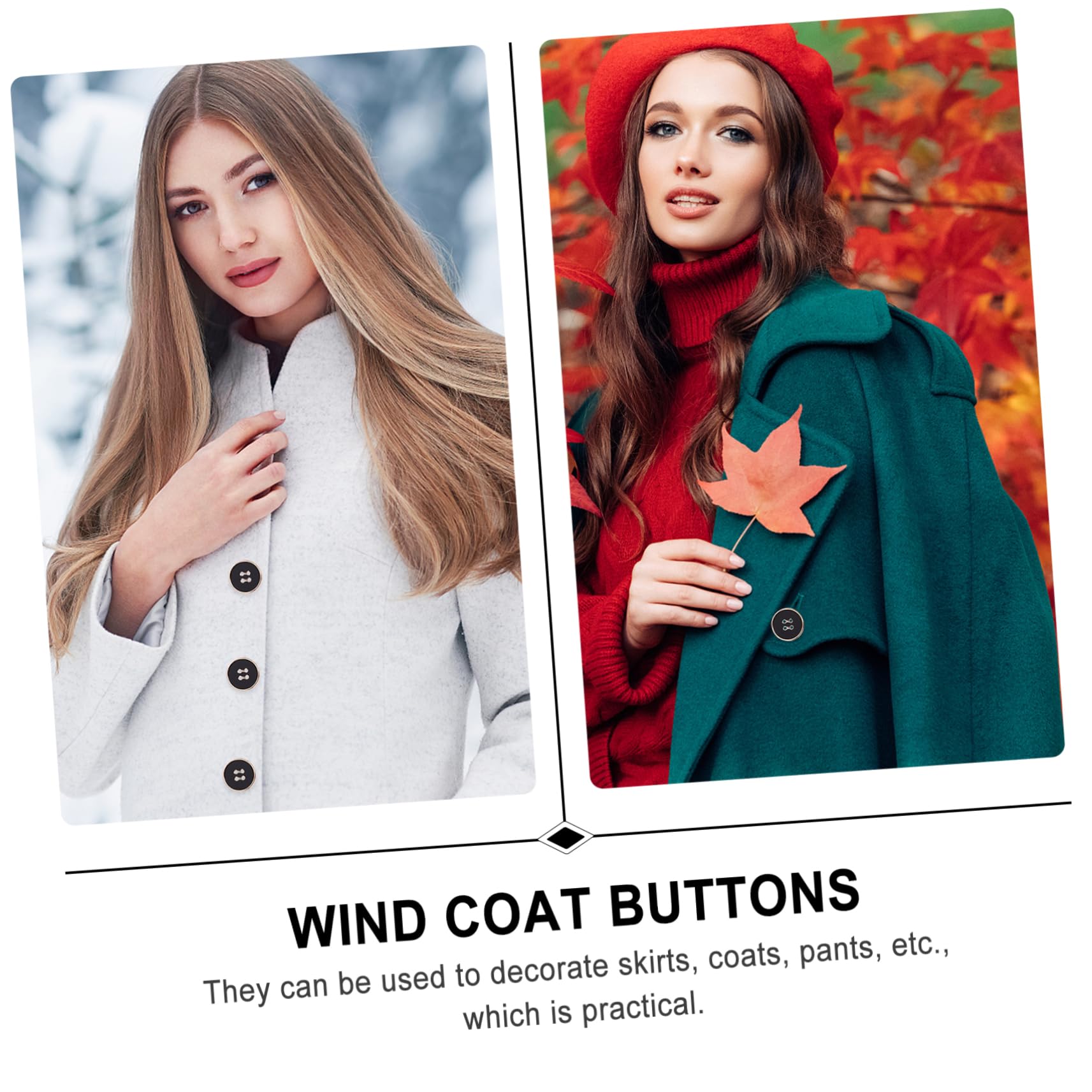 COHEALI 3 Set Di Chiusure in Resina 50 Bottoni Eleganti Per Progetti Di Cucito Maglieria E Artigianato Moda Femminile 50 Pezzi * 3