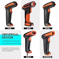 Vista 5 de Tera Soporte Universal para Escáner de Código de Barras Escaneo de Código de Barras Manos Libres Soporte Base Cuna para Lector de Código de Barras