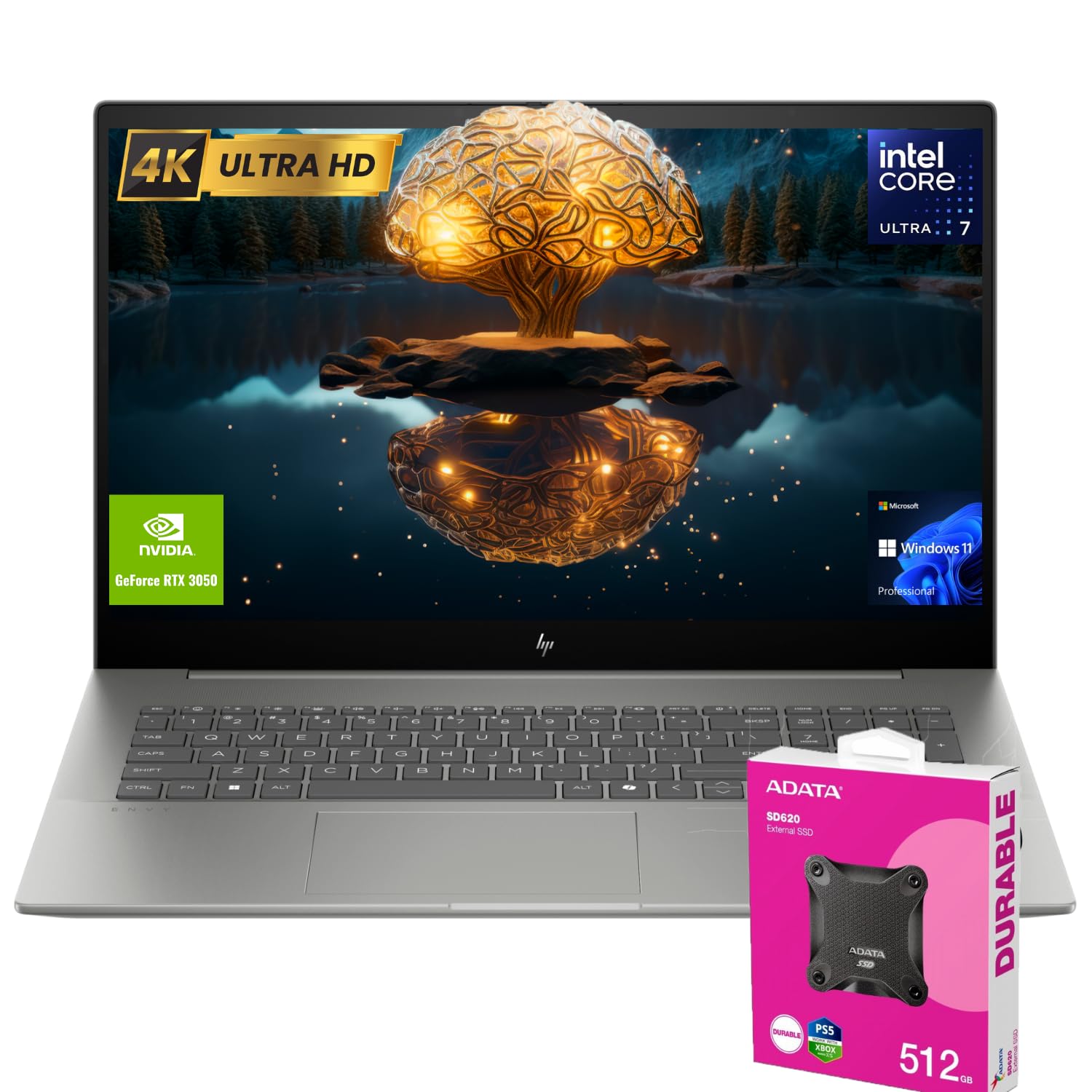 Amazon.com: HP Envy Ultra 7 RTX 3050 Business Laptop, 17.3