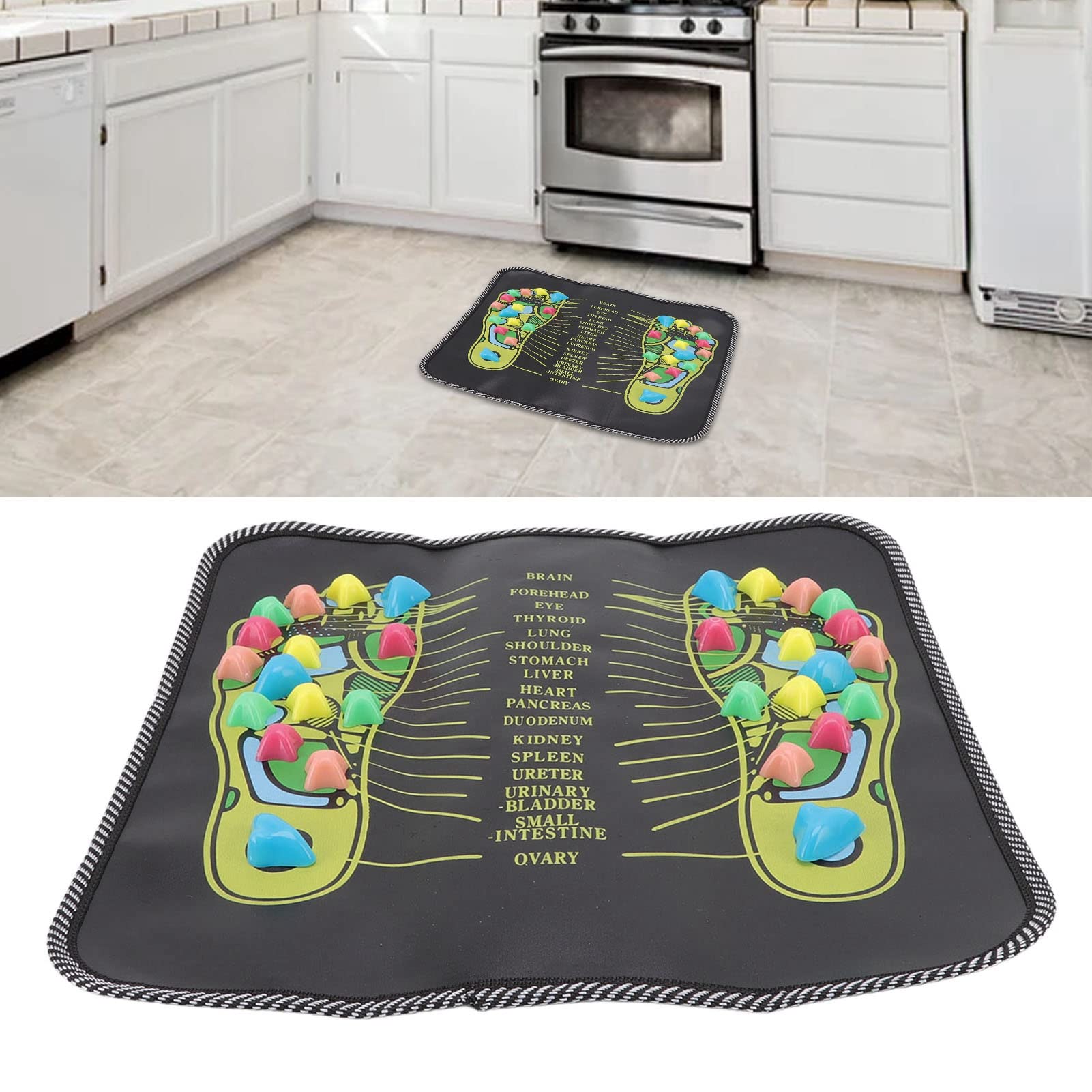 MATA Akupresury, MATA do Masażu Stóp z Drobnym Procesem MAT MATA MATA MATA MATA MATA STOPOWE W ENTRANKI, KUCHNI, SZTARNI (175 * 35 cm) (35 * 35 cm)