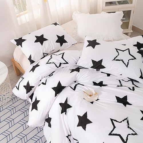 Miniatura 79 de Cartoon Cat Comforter Cover Set - Queen Size, Gradient Line Cat Bedding Set with Zipper for Kids Teens Boys Girls Adult Room Decor - 1 Quilt Cover 2