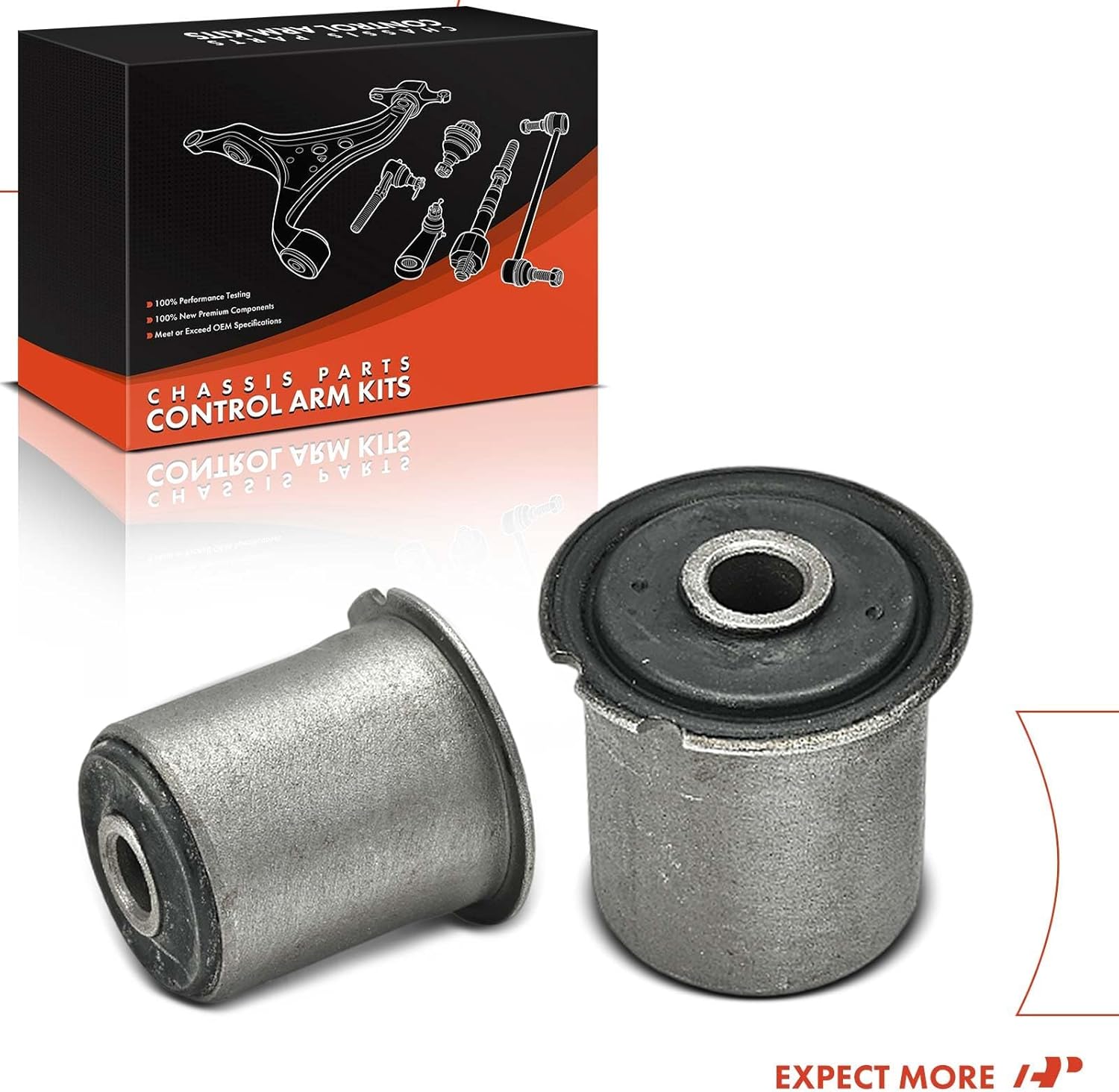 A-Premium 2 x Front Upper Control Arm Bushing Kit, Compatible with Dodge Ram 1500 1994-2001, Ram 2500 1994-1999, Ram 3500 1994-1999