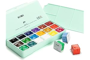 HIMI Gouache Paint Set: Ignite Your Artistic Journey with 18 Vibrant Hues