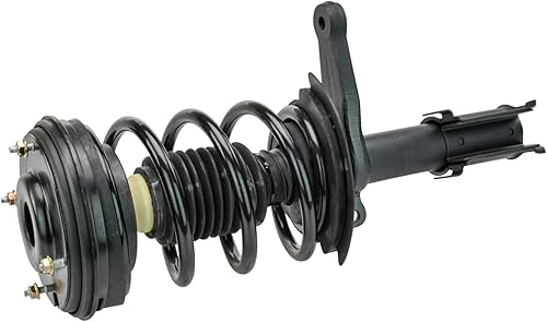 Miniatura 1086 de TRQ Kit de suspensión delantera, conjunto de amortiguadores y resortes, barra estabilizadora, enlace estabilizador compatible con Chevrolet