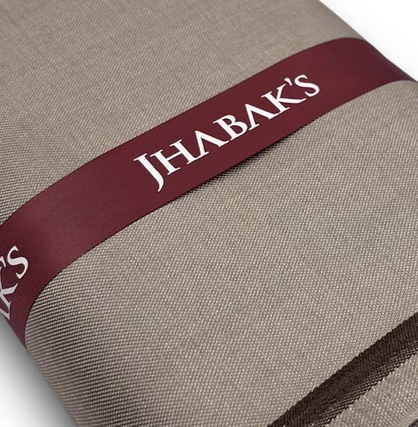Image of JHABAK'S Unstitched Viscose Rayon Trouser Fabric for Men - Length: 1.30 m /Width: 58 inches